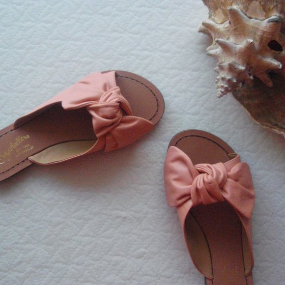 Seychelles Shoes - Anthropologie | NWOB Pink Knotted Bow Sandal Flats